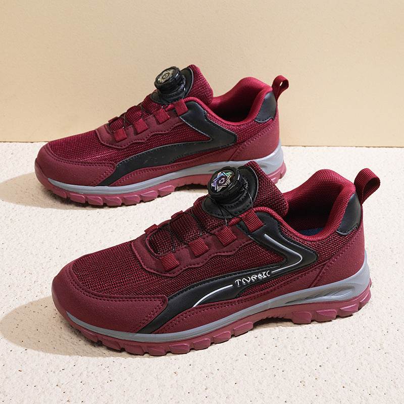 2023 Autumn New Middle-aged And Elderly Mom Shoes Lightweight Comfortable Ladies Walking Shoes Couple Sports Shoes - MYLUXURY LANE ENTERPRISE