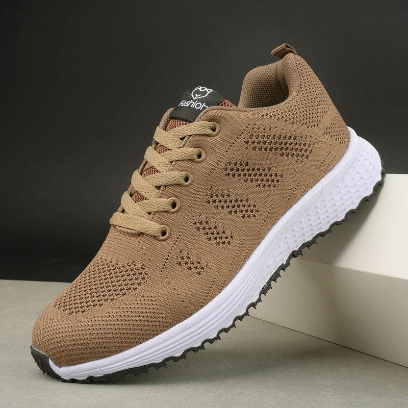 Plus Size Spring And Autumn Sneakers Women's Fly-kit Mesh Women's Shoes - MYLUXURY LANE ENTERPRISE
