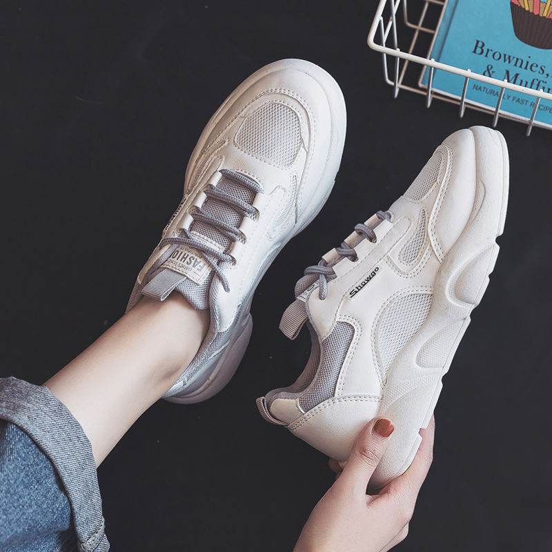 Korean Version All-match Running Mesh White Casual Shoes - MYLUXURY LANE ENTERPRISE