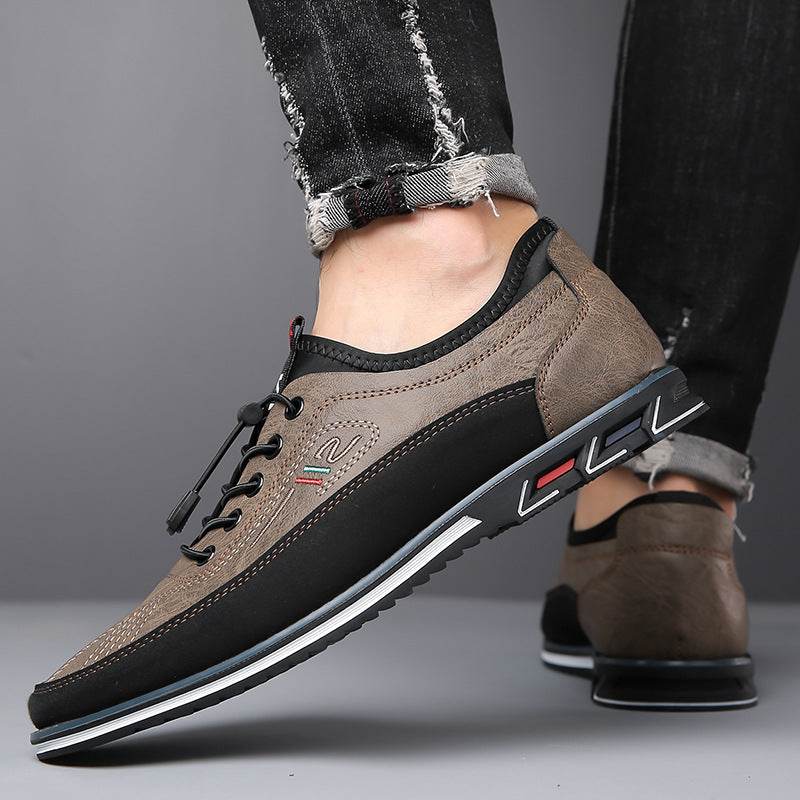 Genuine Leather Sports Comfortable And Non-slip Waterproof Leather Shoes Men's - MYLUXURY LANE ENTERPRISE