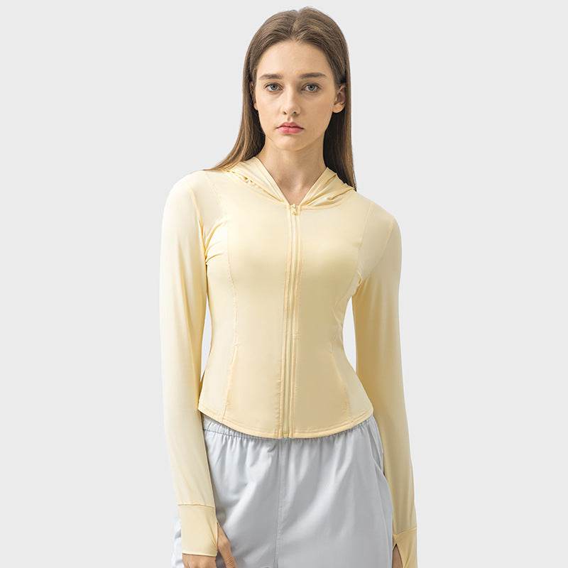 Cream Sweet Girl Style Short Slim Jacket - MYLUXURY LANE ENTERPRISE