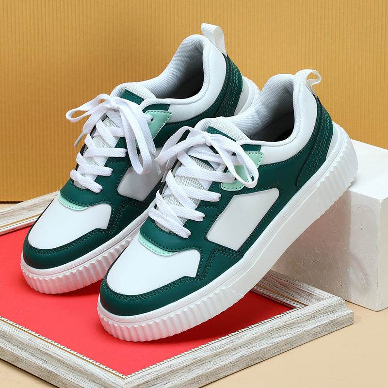 Platform Fashion Lace-up Casual Sneaker Soft Bottom Comfortable - MYLUXURY LANE ENTERPRISE