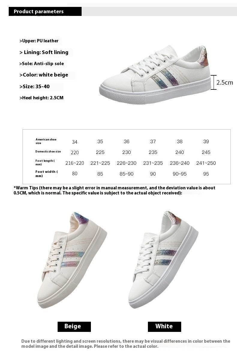 Versatile Basic Leisure Sports Flat Sneakers - MYLUXURY LANE ENTERPRISE
