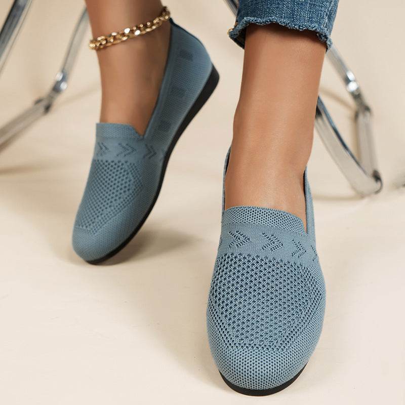 Women's Plus Size Round Toe Flat Bottom Casual Shoes - MYLUXURY LANE ENTERPRISE