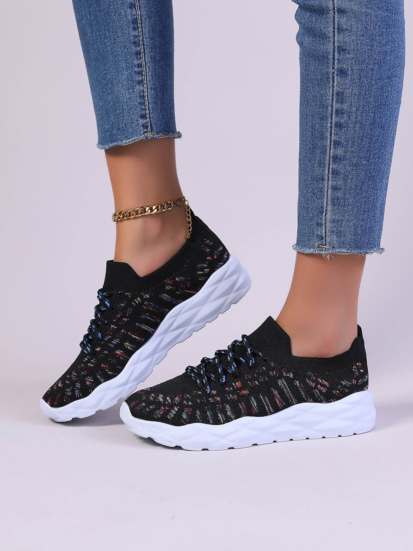 Summer New Fashion Sports And Leisure Flying Woven Large Size Women's Pumps - MYLUXURY LANE ENTERPRISE