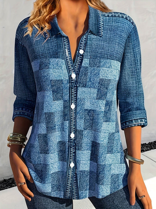 Women's Autumn Vintage Denim Jacket - MYLUXURY LANE ENTERPRISE