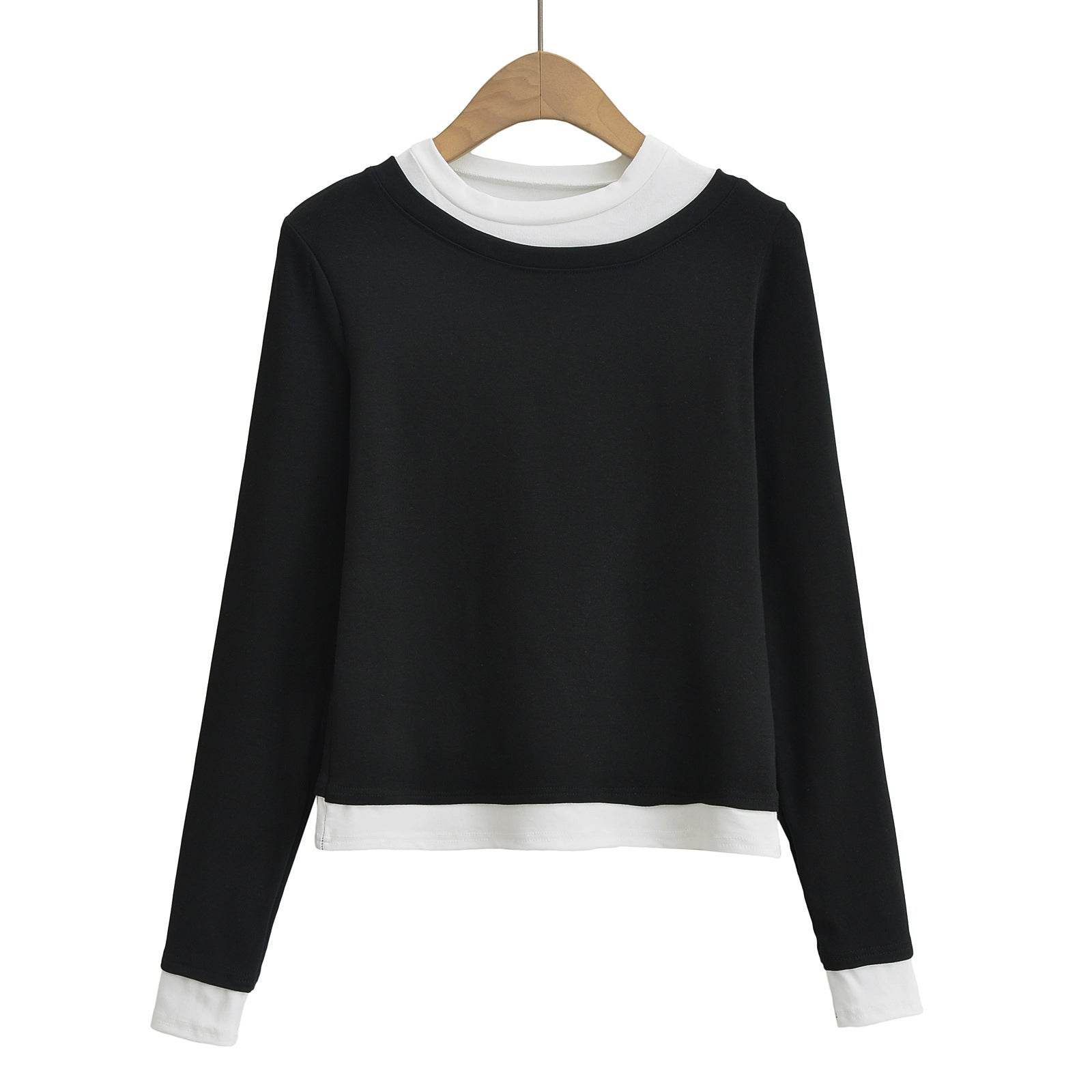 Women's American Casual Slim Fit Long-sleeved T-shirt - MYLUXURY LANE ENTERPRISE