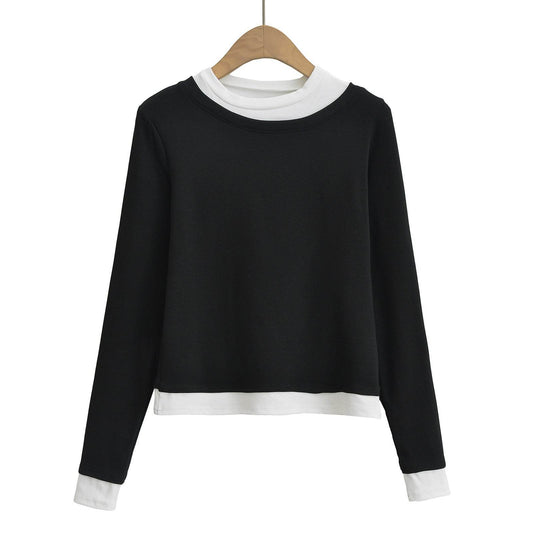 Women's American Casual Slim Fit Long-sleeved T-shirt - MYLUXURY LANE ENTERPRISE