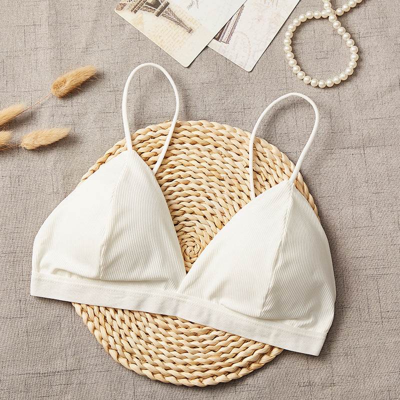 French Triangle Cup Bra Without Steel Ring - MYLUXURY LANE ENTERPRISE