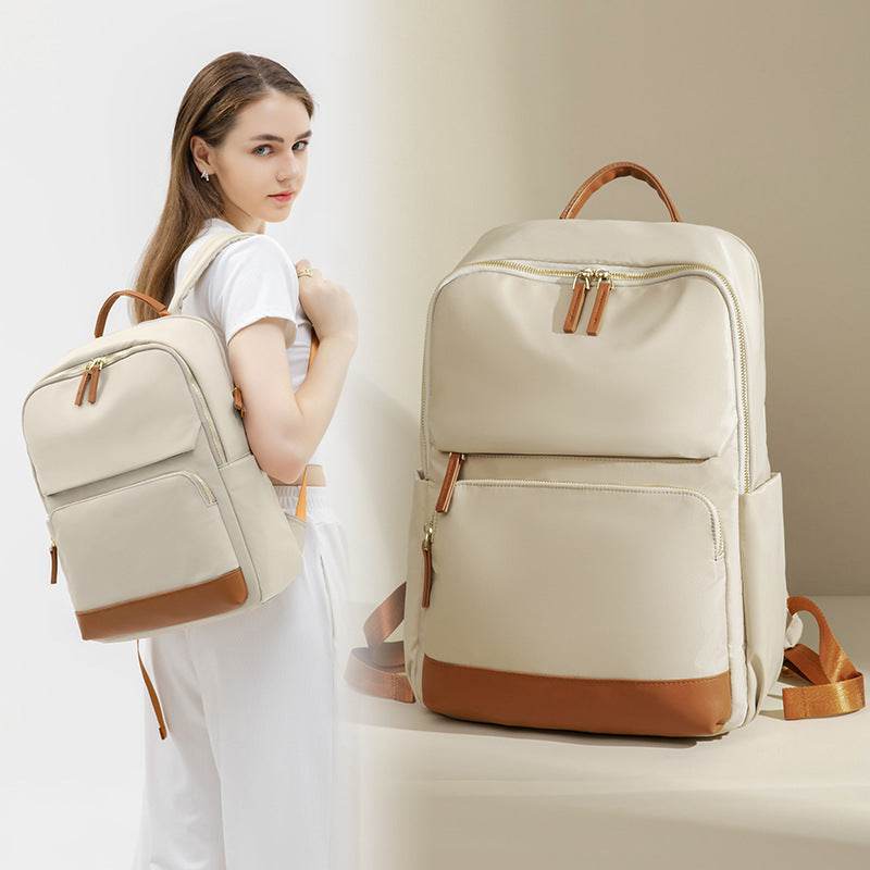 156-inch Computer Large Capacity Women's Lightweight Oxford Cloth Backpack Travel Bag - MYLUXURY LANE ENTERPRISE