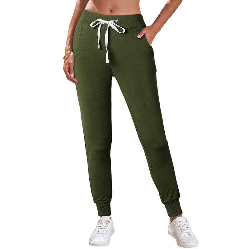 All-matching Slim Fit High-waisted Trousers Women - MYLUXURY LANE ENTERPRISE
