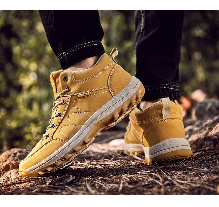 Men's High Top Outdoor Hiking Shoes - MYLUXURY LANE ENTERPRISE