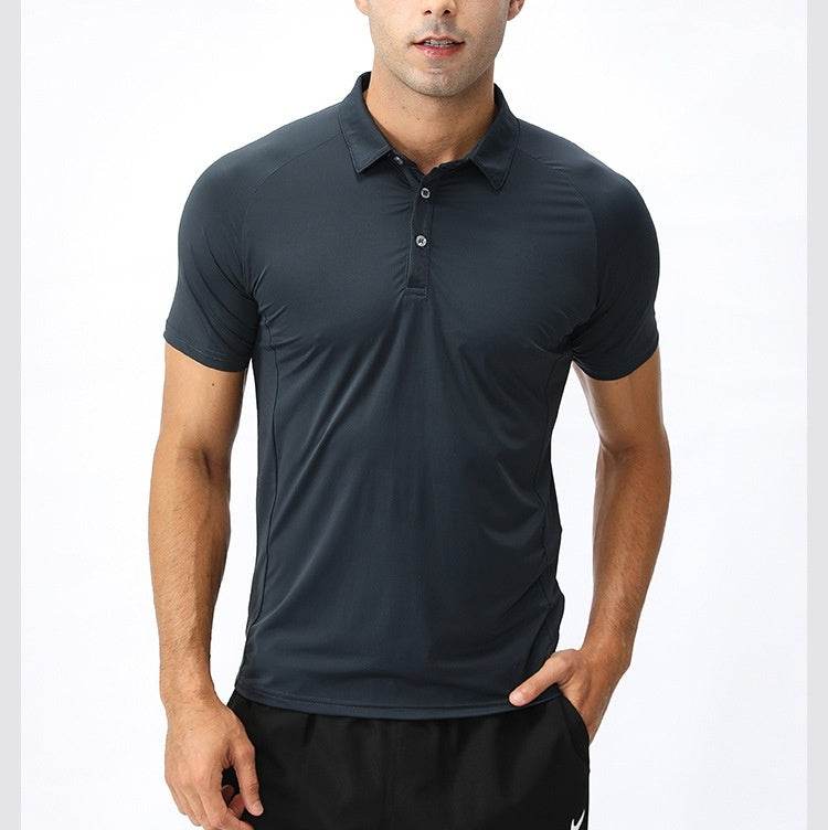 Men's Loose And Versatile Solid Color Quick Drying Sports Top - MYLUXURY LANE ENTERPRISE