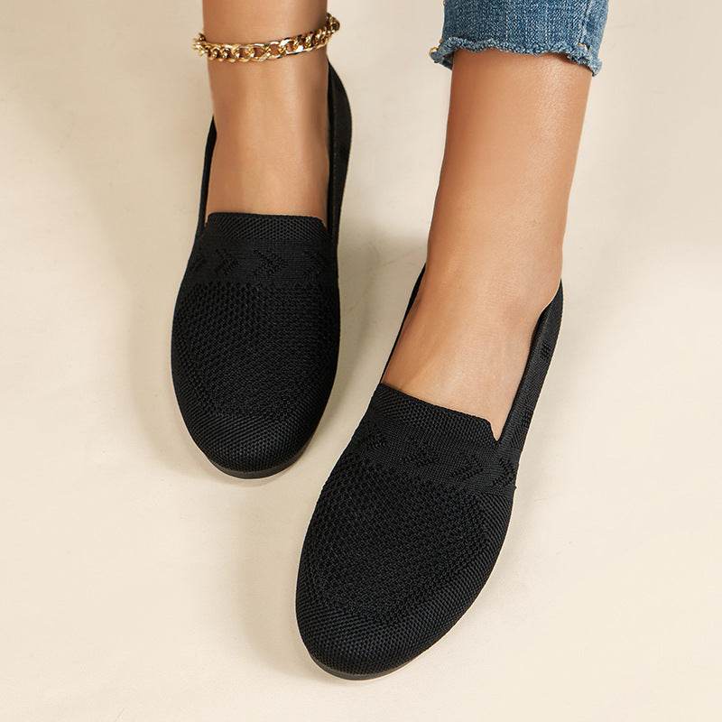 Women's Plus Size Round Toe Flat Bottom Casual Shoes - MYLUXURY LANE ENTERPRISE