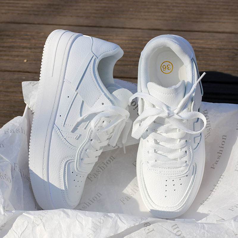 White Shoes For Women Autumn All-matching - MYLUXURY LANE ENTERPRISE