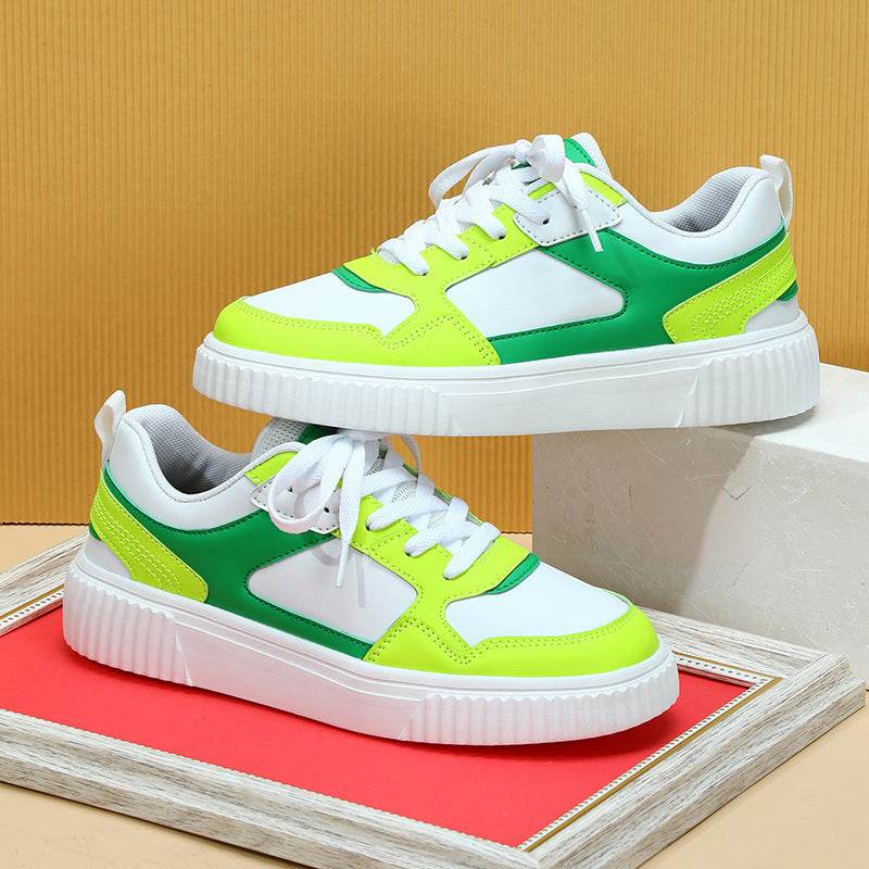 Platform Fashion Lace-up Casual Sneaker Soft Bottom Comfortable - MYLUXURY LANE ENTERPRISE