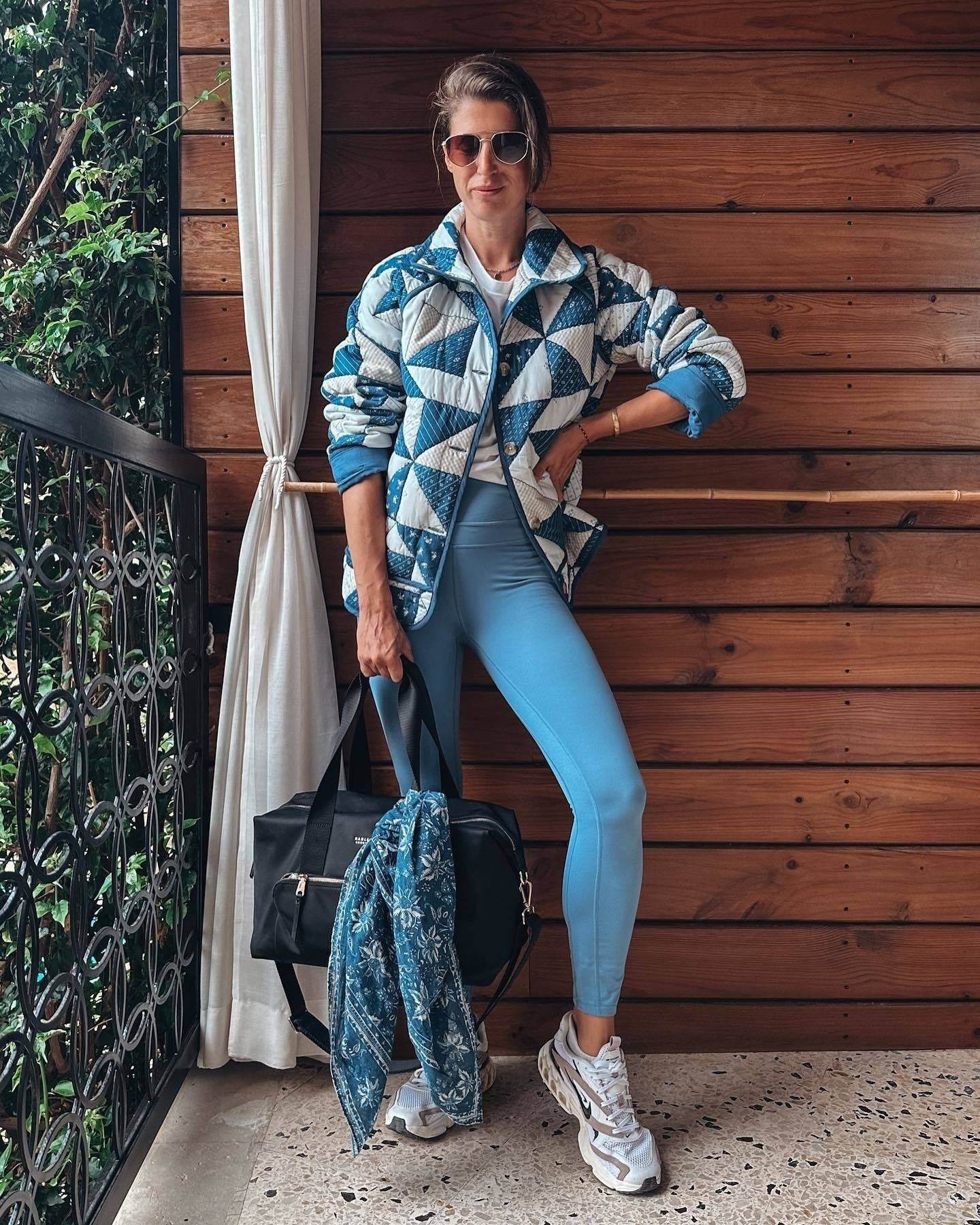 Loose Diamond Print Cotton Jacket - MYLUXURY LANE ENTERPRISE