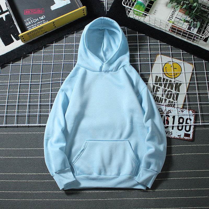 Loose Hooded Sweater Student Hoodie With Letter Print Sports Tops - MYLUXURY LANE ENTERPRISE