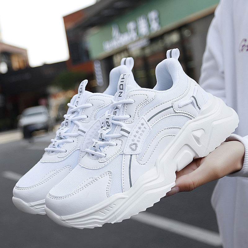 Spring And Summer Casual Thick-soled Sports Shoes Net Red Trendy Shoes White Shoes Women - MYLUXURY LANE ENTERPRISE