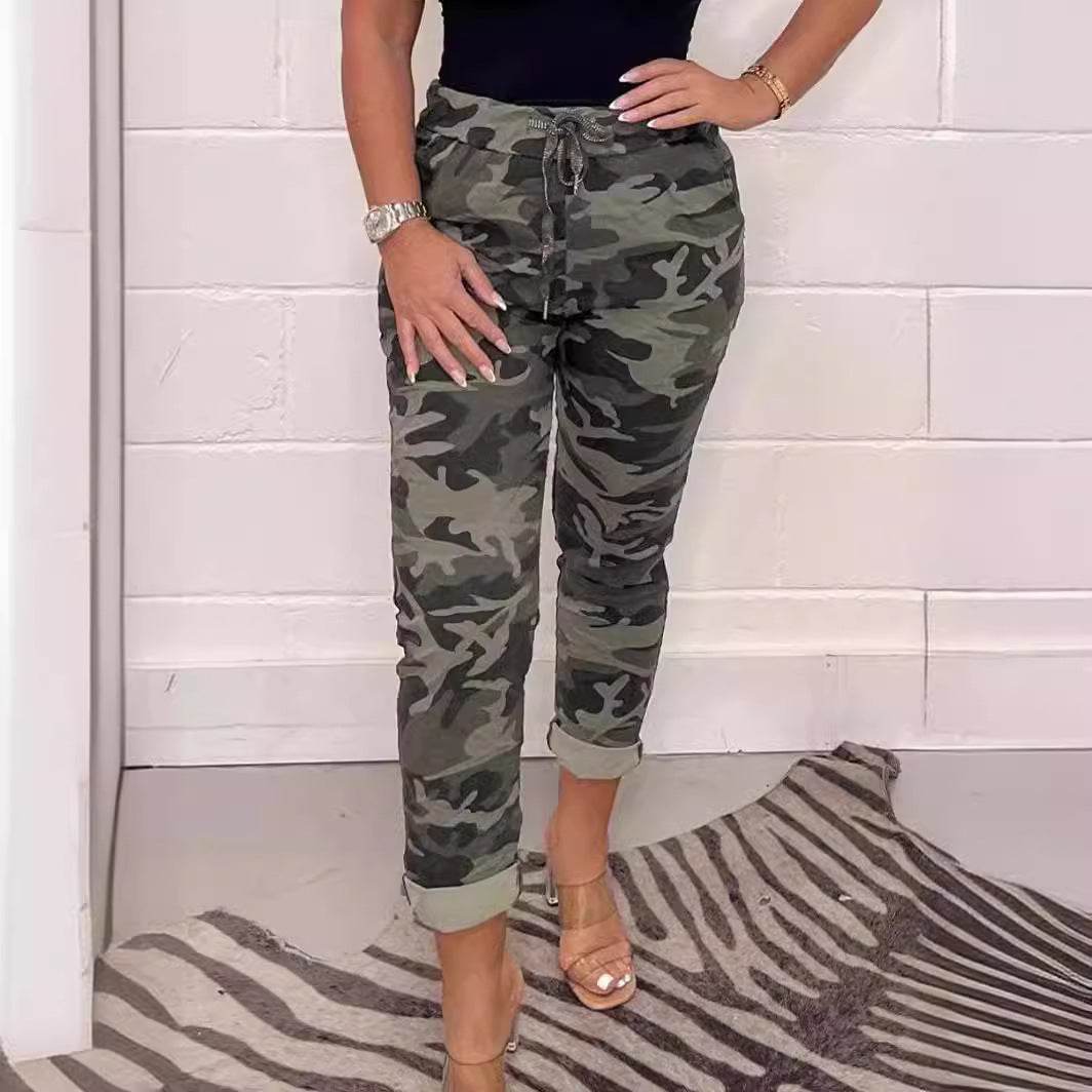 Fashion Camouflage Print Loose Casual Pants Sports Pants - MYLUXURY LANE ENTERPRISE