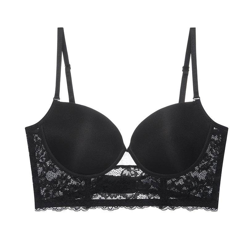 Bra U-shaped Large Backless Underwear Glossy Invisible Gathering - MYLUXURY LANE ENTERPRISE
