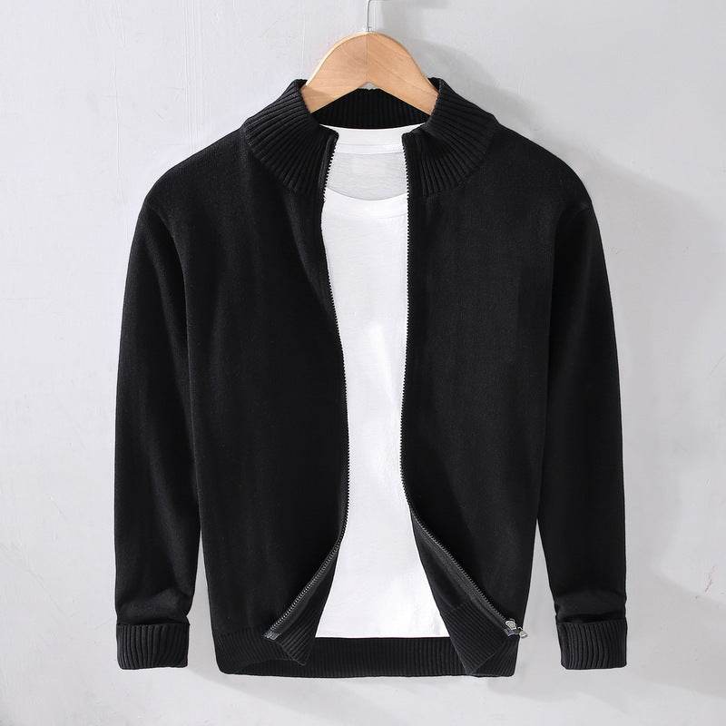 Men's Slim Basic Solid Color Sweater Top - MYLUXURY LANE ENTERPRISE