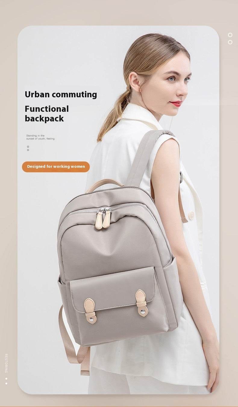 Fashion Business Women's Large Capacity Oxford Cloth Backpack - MYLUXURY LANE ENTERPRISE