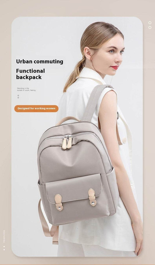 Fashion Business Women's Large Capacity Oxford Cloth Backpack - MYLUXURY LANE ENTERPRISE