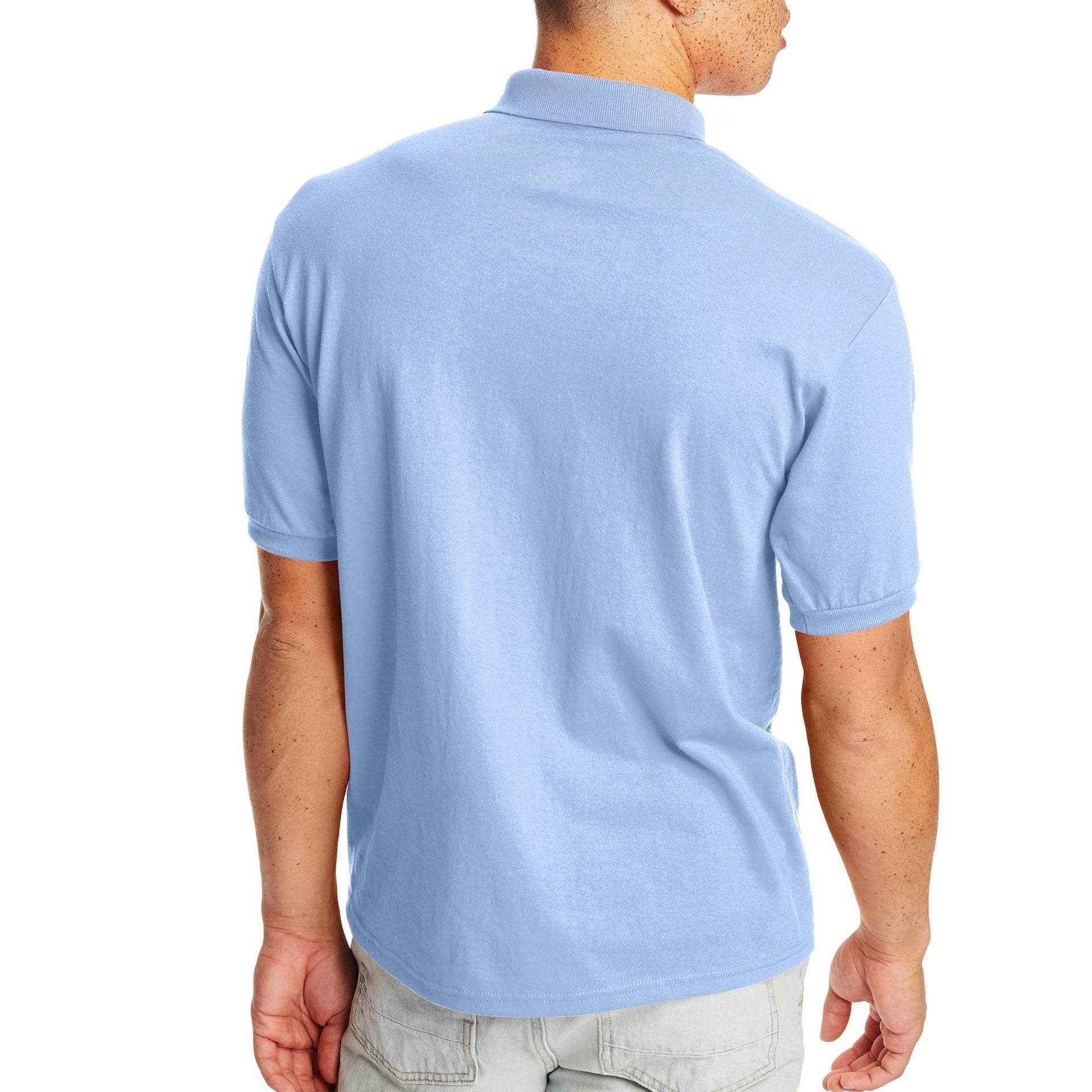 Men's Business Casual Solid Color Pocket Polo Shirt Short Sleeve Plus Size T-shirt - MYLUXURY LANE ENTERPRISE