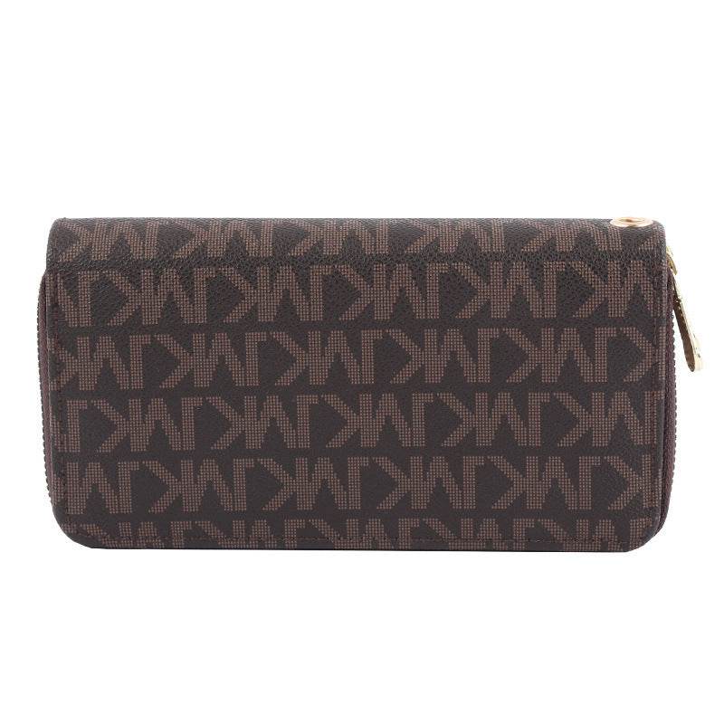 Printing Multiple Card Slots Large Capacity New Zipper Handbag - MYLUXURY LANE ENTERPRISE