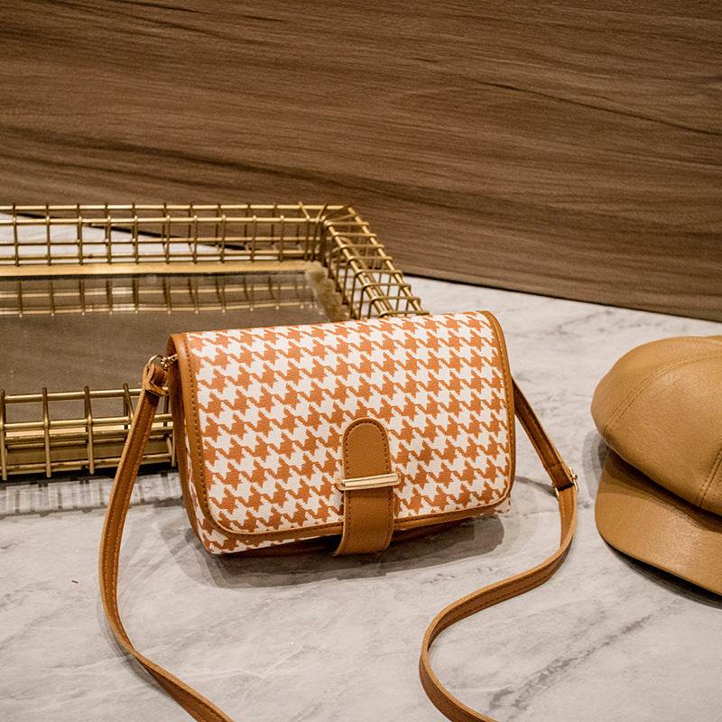 Women's Fashion Plaid Shoulder Messenger Bag - MYLUXURY LANE ENTERPRISE