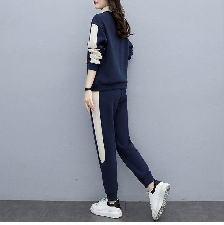 Thickened Velvet Sport Suit Women's Long-sleeved Sweater Casual Wear - MYLUXURY LANE ENTERPRISE