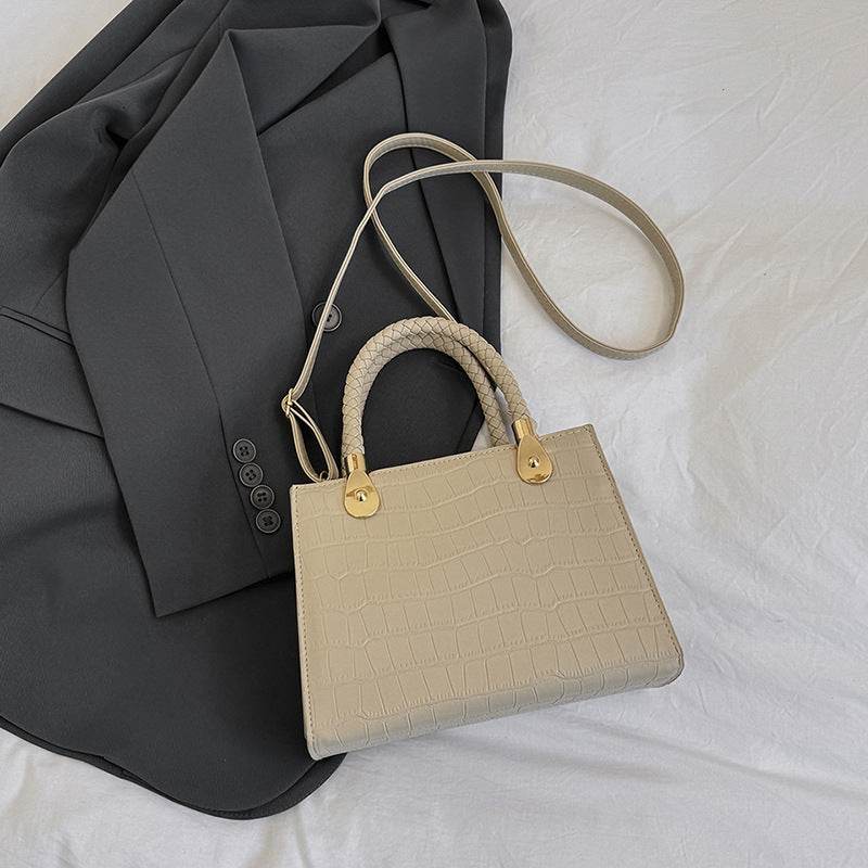 Women's Fashion Small Square Bag Solid Color - MYLUXURY LANE ENTERPRISE