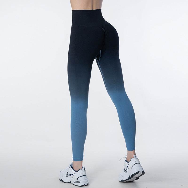 Women's Fashion Seamless Gradient Yoga Pants - MYLUXURY LANE ENTERPRISE