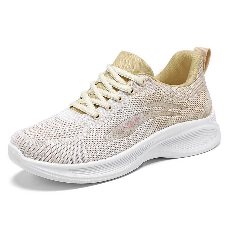 Soft Sole Sneakers Women's Breathable Flyknit - MYLUXURY LANE ENTERPRISE