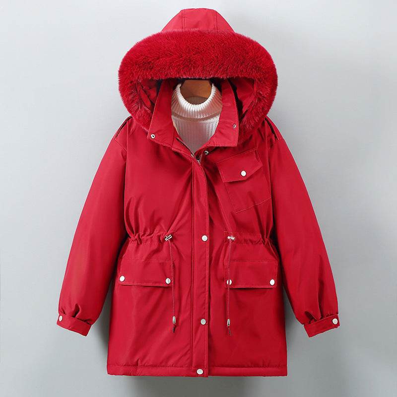 Women's Clothing Slimming Thickened Mid-length Down Cotton Jacket Coat - MYLUXURY LANE ENTERPRISE