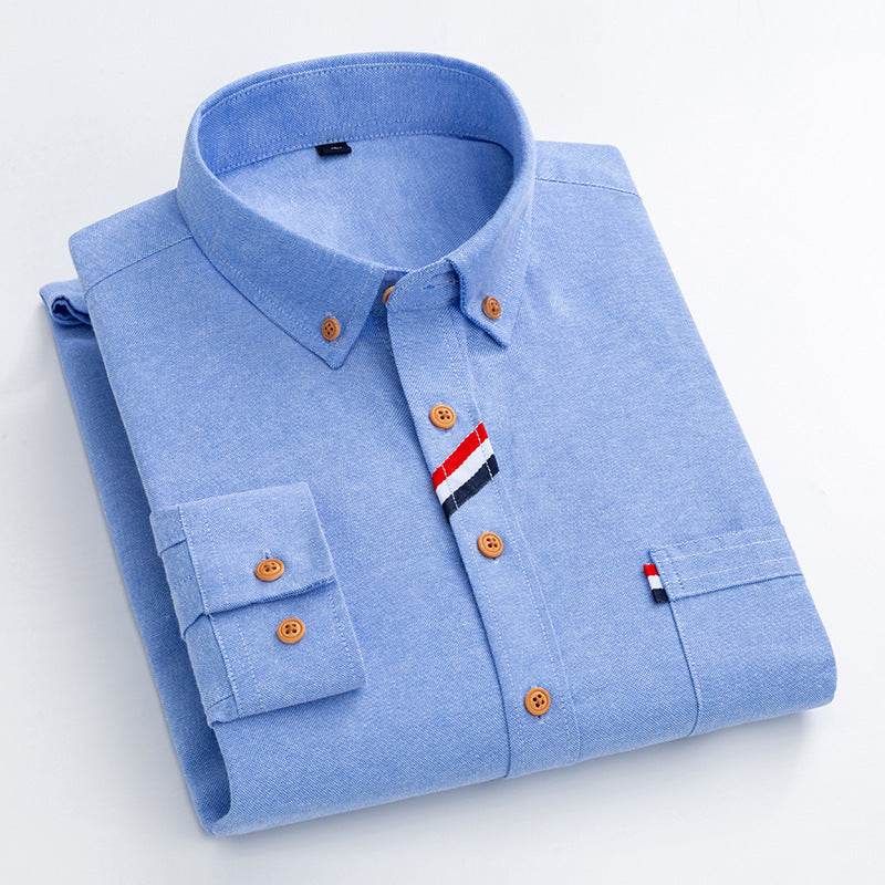 All-matching Casual Cotton Summer Business Oxford Woven Shirts - MYLUXURY LANE ENTERPRISE
