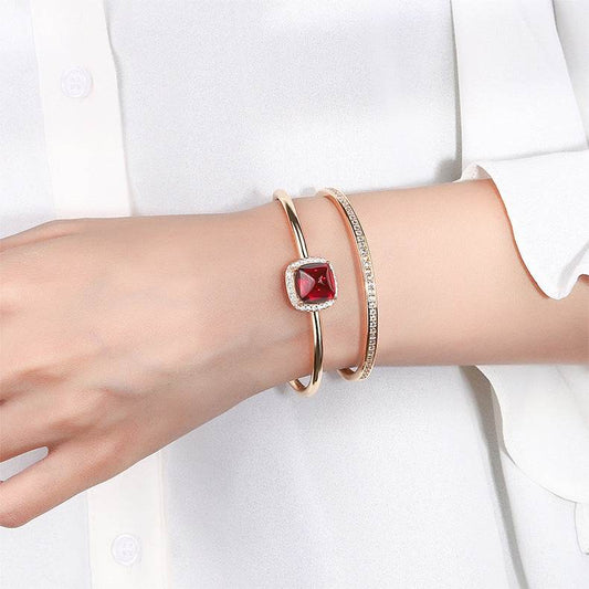 Classic Hongbao Sugar Tower Lanbao Sugar Tower Micro-inlaid Colored Gems Bracelet - MYLUXURY LANE ENTERPRISE