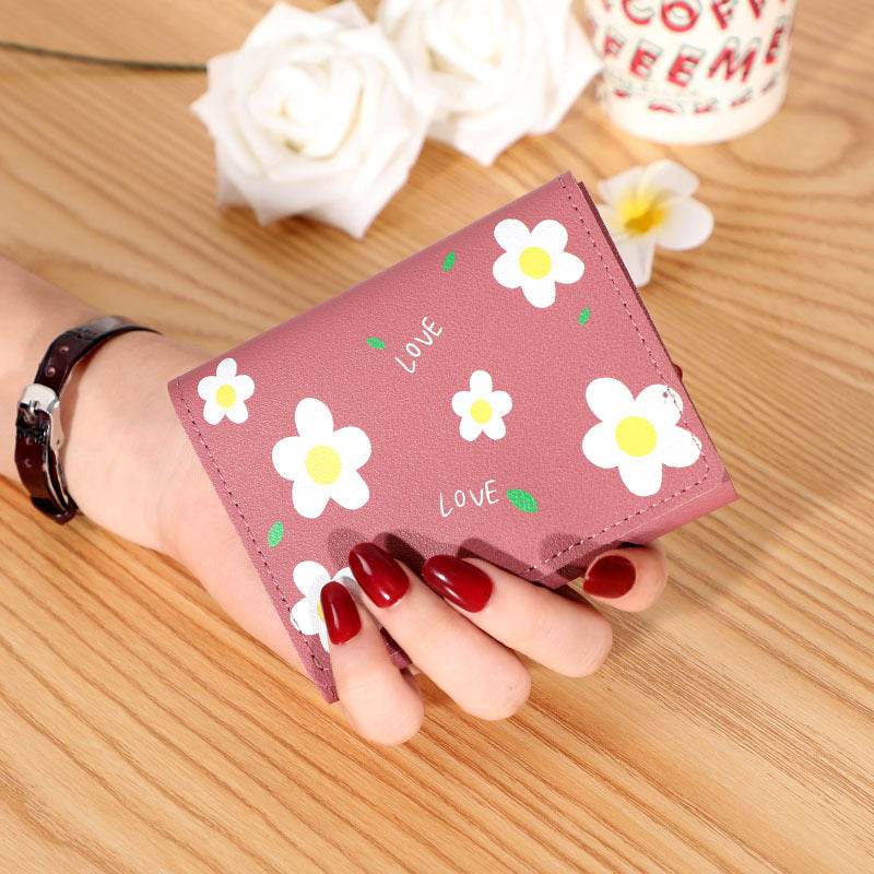 Short Creative Fashion Wallet Print Buckle - MYLUXURY LANE ENTERPRISE