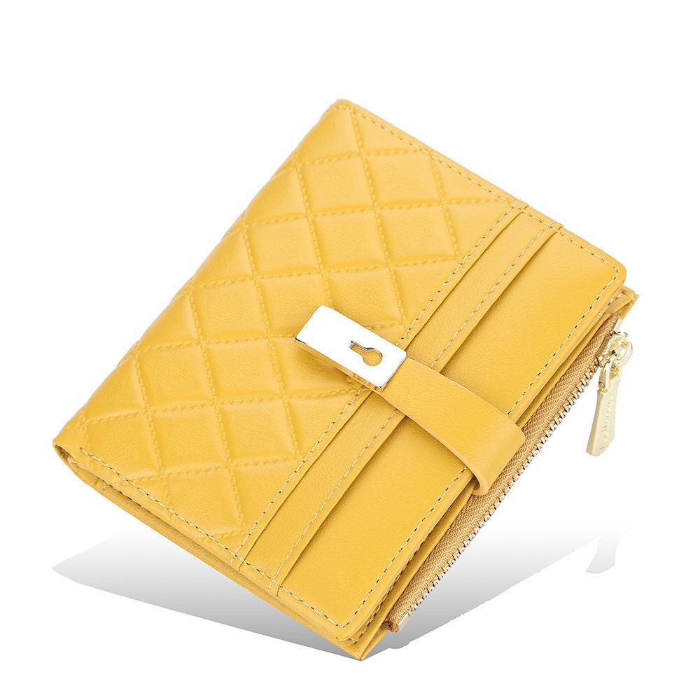 Purse Women's Short Omnibus Multi-card Wallet Zipper Wallet - MYLUXURY LANE ENTERPRISE