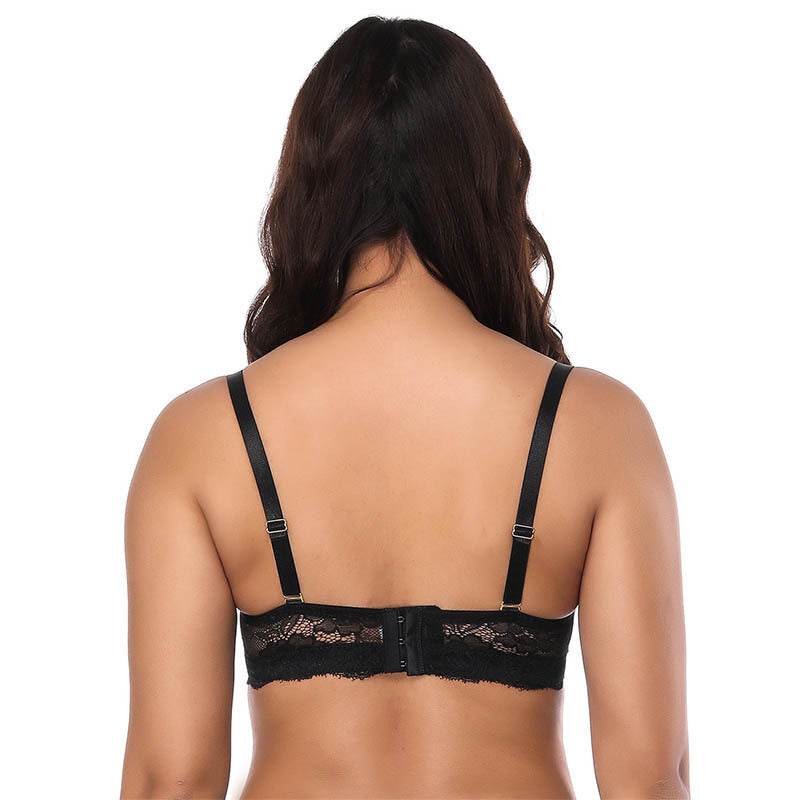 Plus Size Thin Mould Cup Underwire Lace Bra - MYLUXURY LANE ENTERPRISE