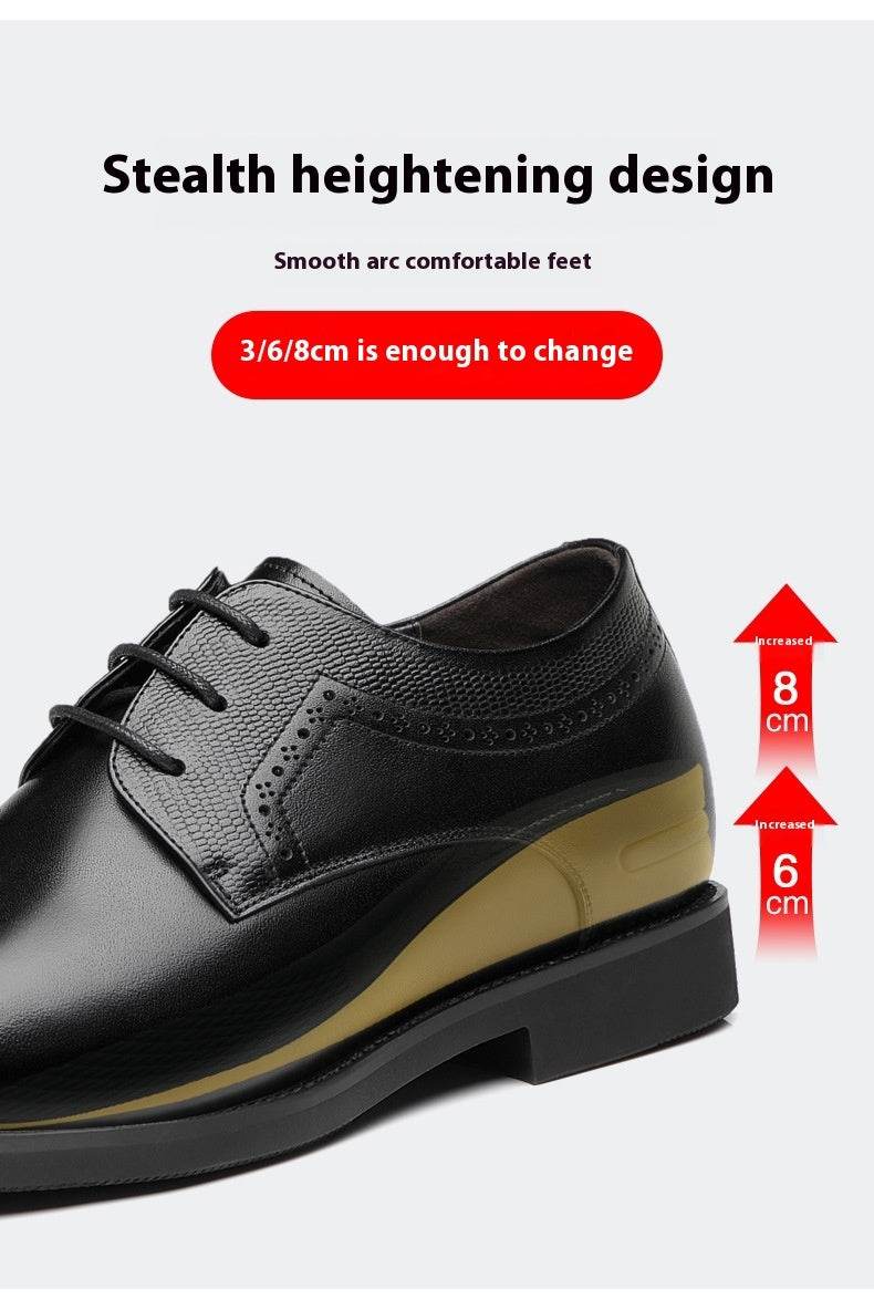 Business Formal Wear Leather Shoes Men's Pointed Casual Shoes - MYLUXURY LANE ENTERPRISE