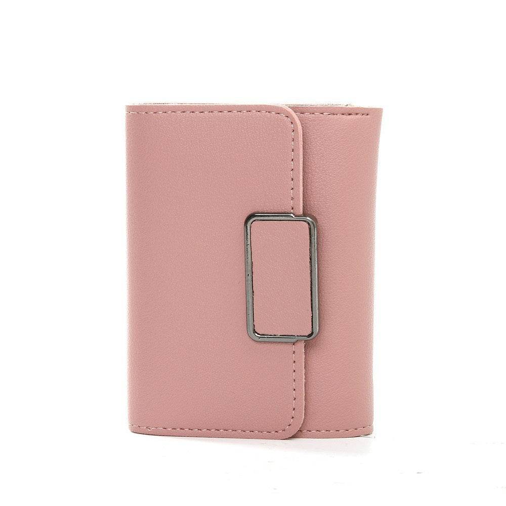 Women's Short And Simple Plaid Fashion Wallet - MYLUXURY LANE ENTERPRISE
