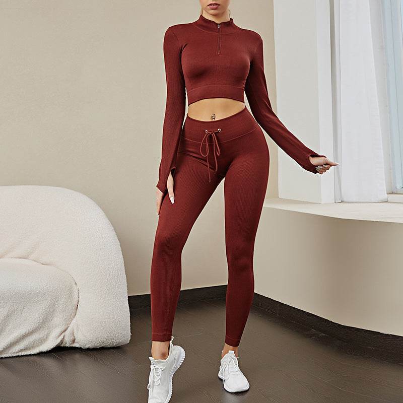 Seamless Fitness Yoga Wear Suit Sweat-absorbent Women - MYLUXURY LANE ENTERPRISE