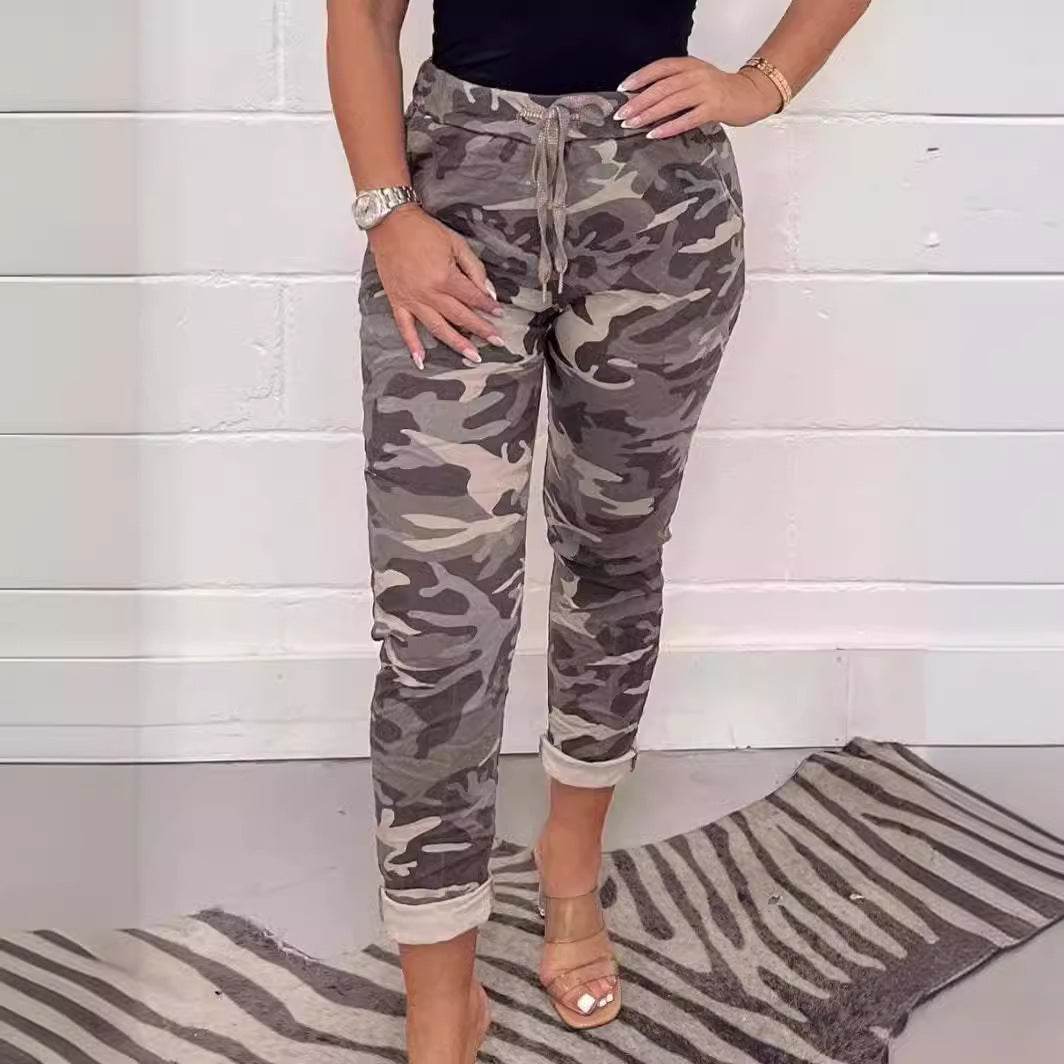 Fashion Camouflage Print Loose Casual Pants Sports Pants - MYLUXURY LANE ENTERPRISE