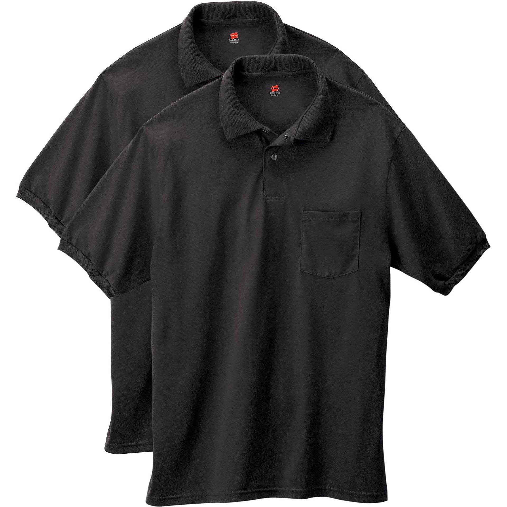 Men's Business Casual Solid Color Pocket Polo Shirt Short Sleeve Plus Size T-shirt - MYLUXURY LANE ENTERPRISE