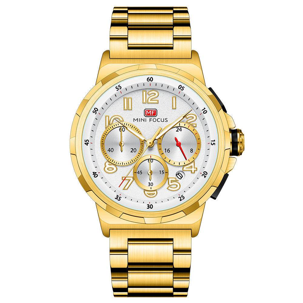 Fashion Business Men's Waterproof Quartz Watch - MYLUXURY LANE ENTERPRISE