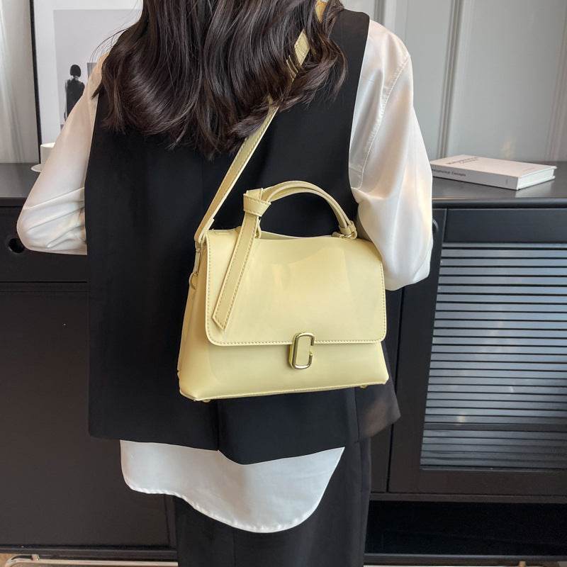 Retro Women's Frosted Small Square Bag Casual Shoulder Bag - MYLUXURY LANE ENTERPRISE