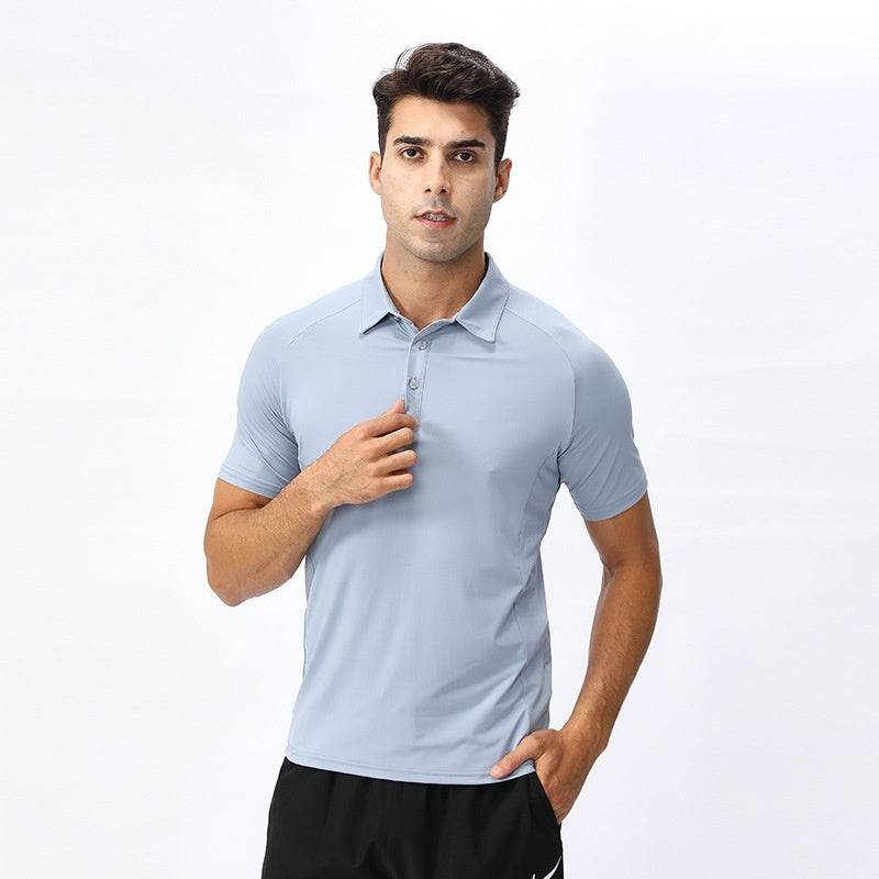 Men's Loose And Versatile Solid Color Quick Drying Sports Top - MYLUXURY LANE ENTERPRISE