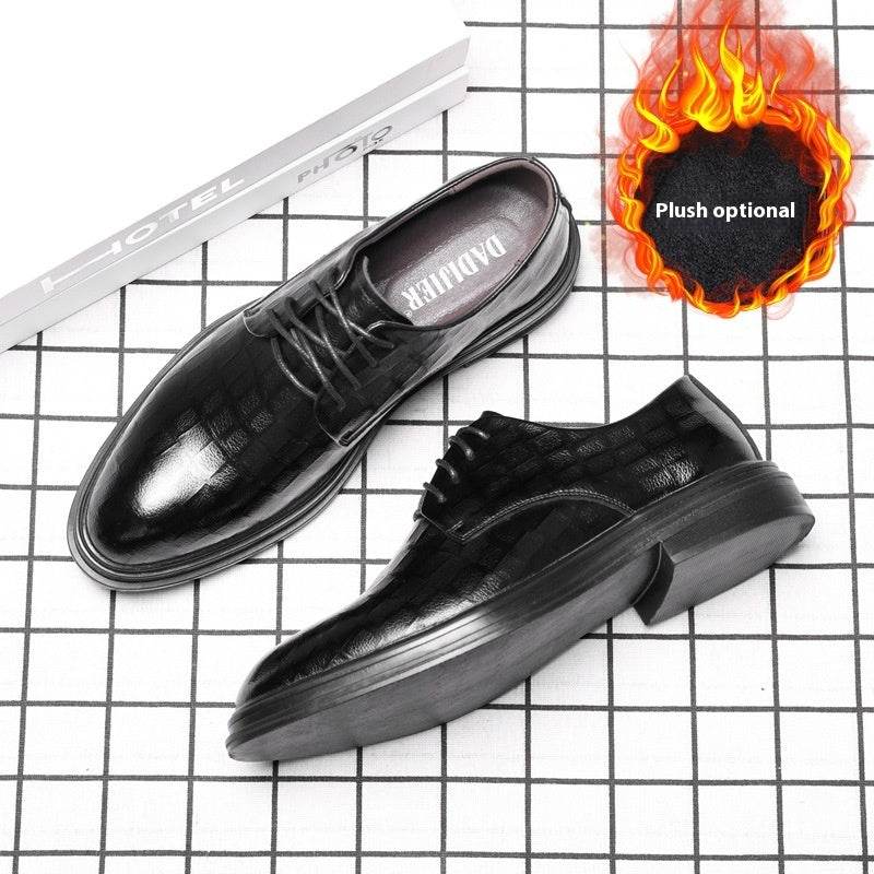 Autumn New British Men's Casual Leather Shoes Men's Plus Size Genuine Leather Business Men's Shoes - MYLUXURY LANE ENTERPRISE